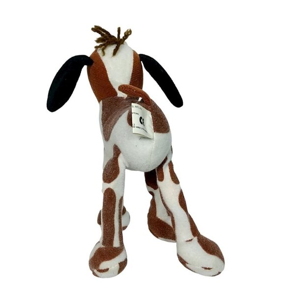 Vintage Toy Concepts Brown White Spotted Dog Stuffed Toy - Picture 3 of 5
